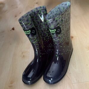Kids Minecraft Rain Boots